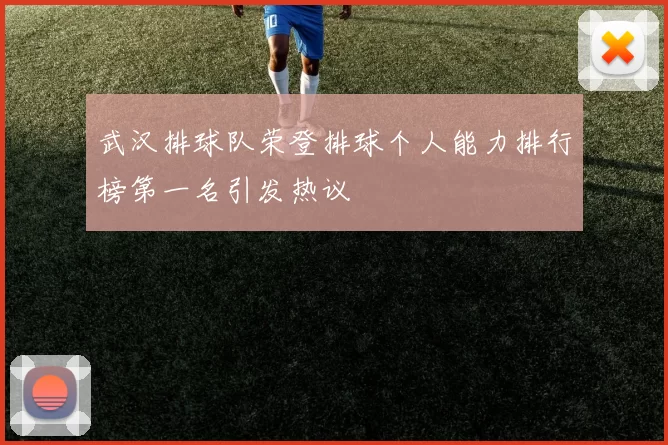 武汉排球队荣登排球个人能力排行榜第一名引发热议